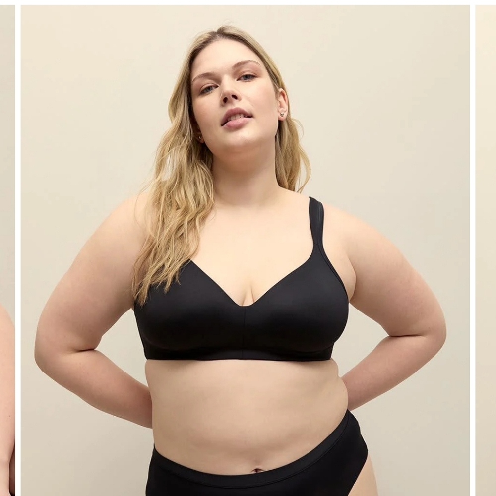 NWOT Wireless Black Bra